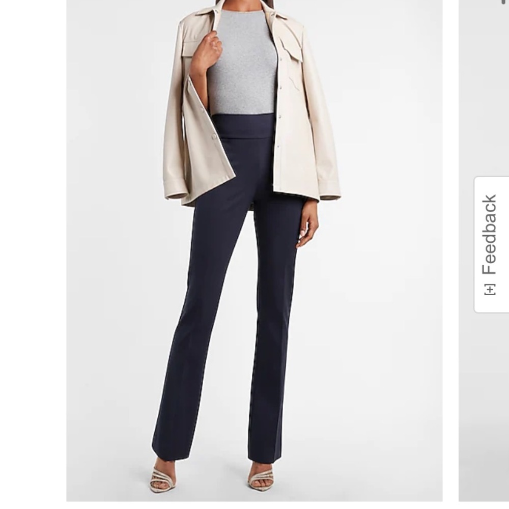 **NWOT**High Waisted Luxe Comfort Knit Bootcut Columnist Pant